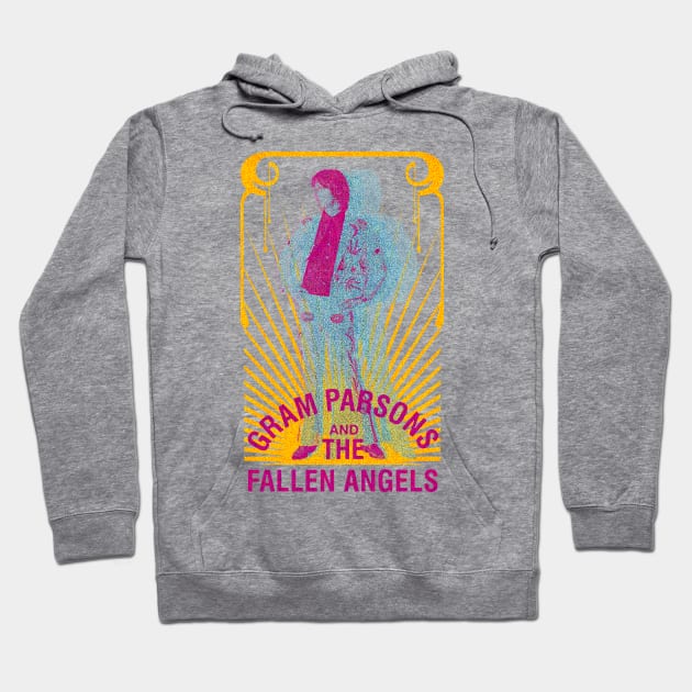 Gram Parsons and the Falen Angels Hoodie by HAPPY TRIP PRESS